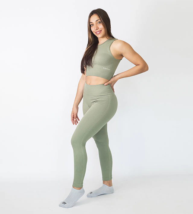 Calza Larga Mujer - Verde