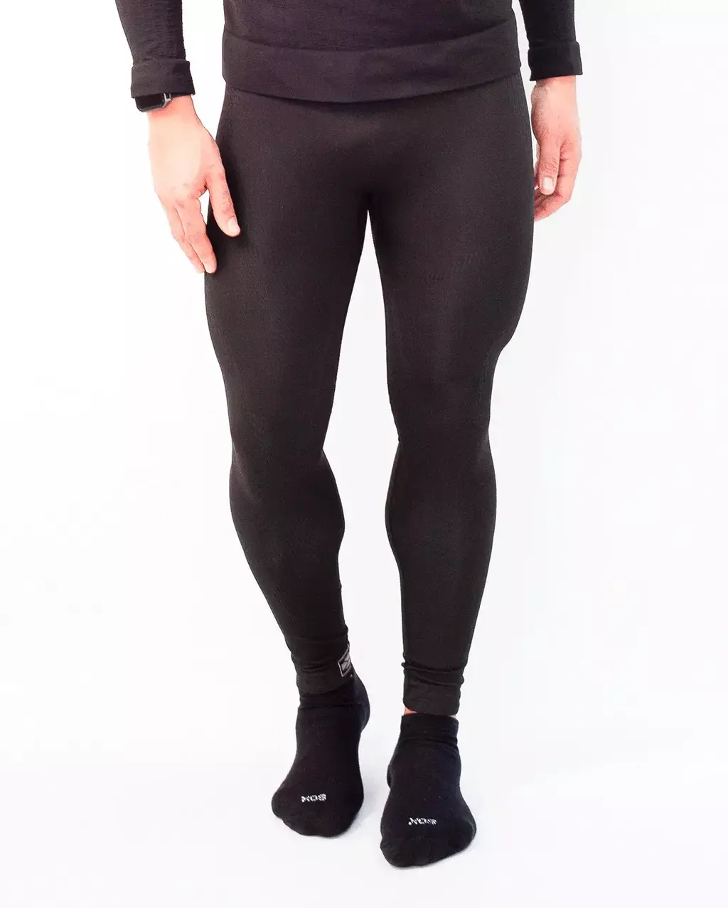 Calza Larga Running Bolsillos Hombre - Negro